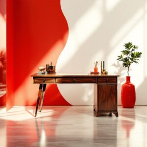 Parchment Grove Executive Writing Desk
